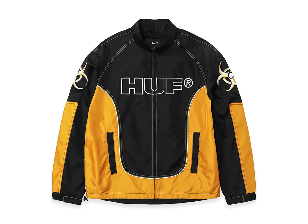 HUF Sector Jacket "Black/Yellow"