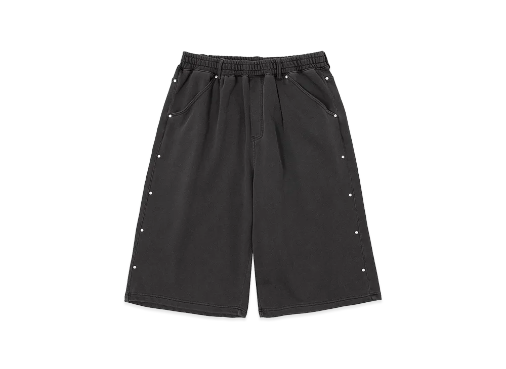 HUF Studded 3/4 Fleece Pant "Black"