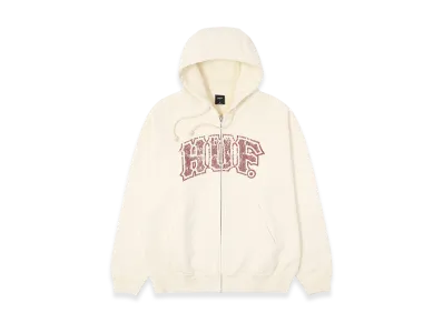 HUF Classic Arch Full Zip Hoodie "Bleach"