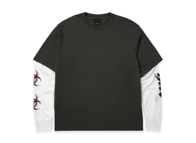 HUF Leon LS Double Layer Top "Vintage Black"