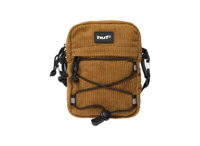HUF Corduroy Bowery Side Bag "Brown"