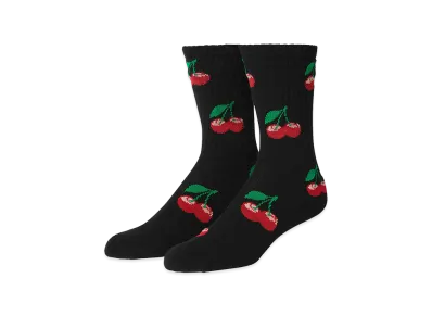 HUF Cherry Bomb Crew Socks "Black"