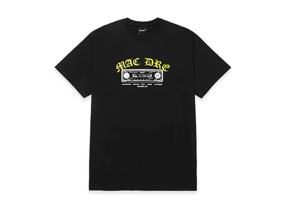 HUF x Mac Dre Best Of Tee "Black"