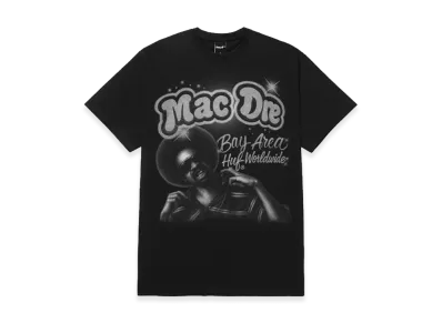 HUF x Mac Dre Airbrush Tee "Black"