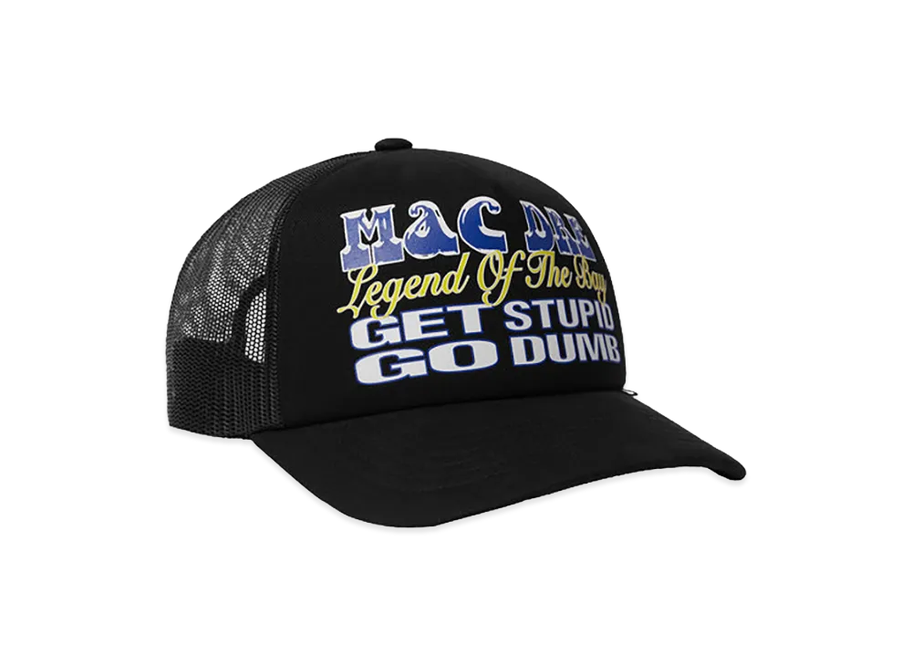 HUF x Mac Dre Trucker Hat "Black"