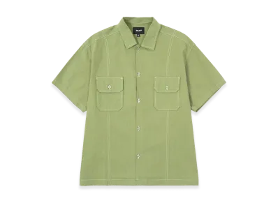 HUF Co-Op Contrast Dyed Shirt "Moss"