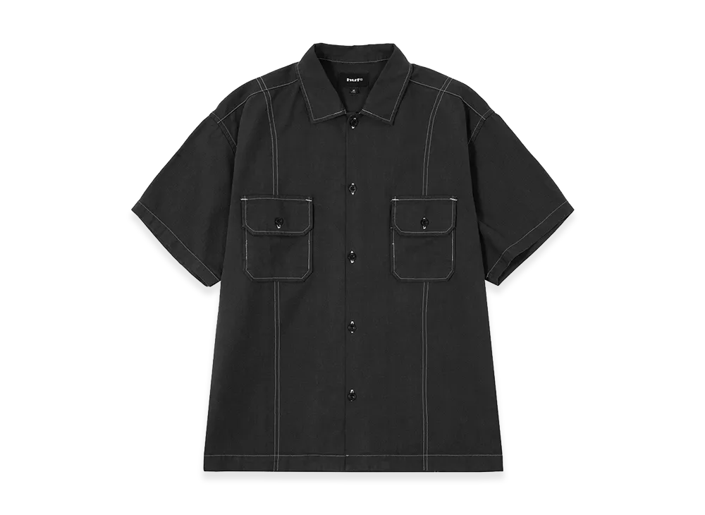 HUF Co-Op Contrast Dyed Shirt "Black"