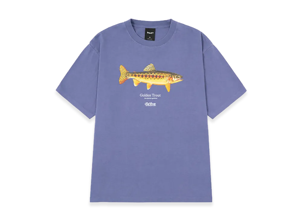 HUF Co-Op Golden Trout Tee "Purple Navy"