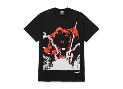 HUF x Marvel Without Fear Tee "Black"