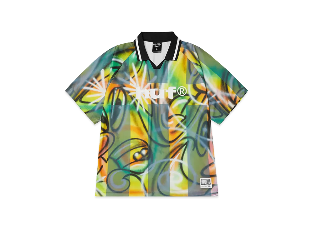 HUF x Kenny Scharf Kenny Scharf Multitud Soccer Jersey "Multi"
