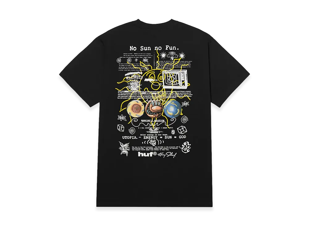 HUF x Kenny Scharf Kenny Scharf Philosophy Tee "Black"