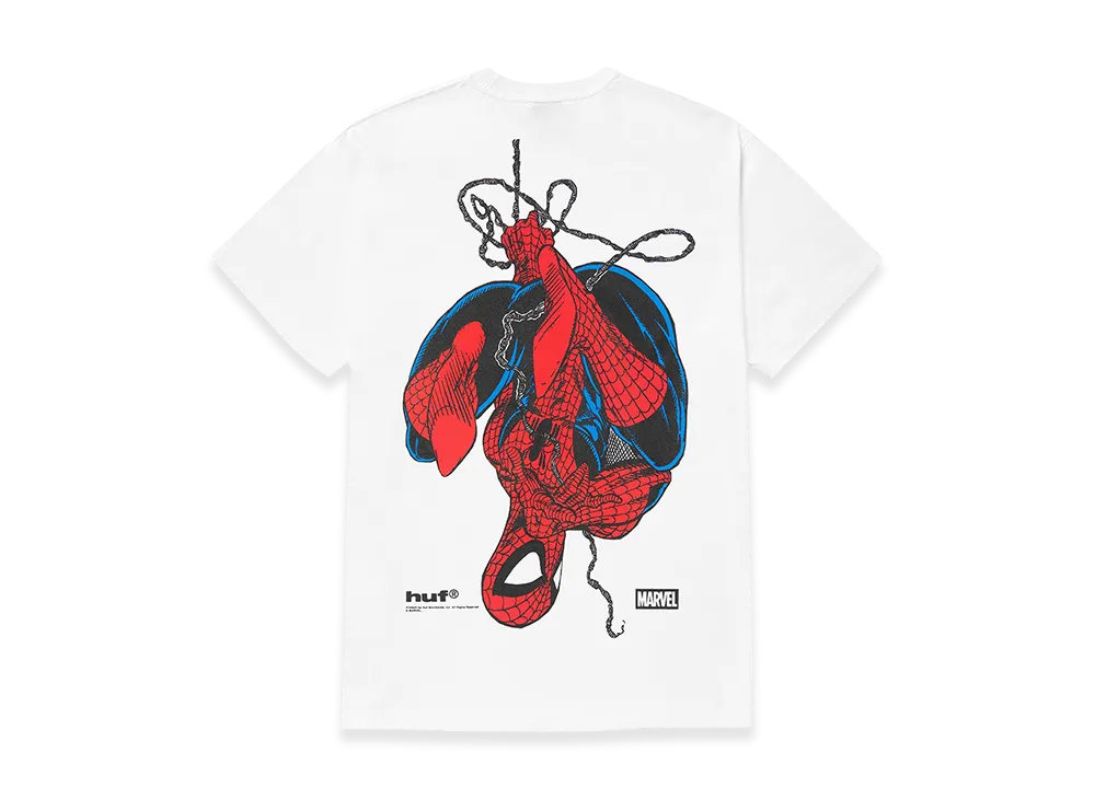 HUF x Spider-Man Upside Down Tee "White"