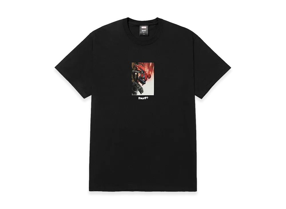 HUF x Marvel Spider-Man Lookout Tee "Black"