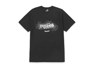 HUF x Spider-Man Secret Wars Washed Tee "Washed Black"