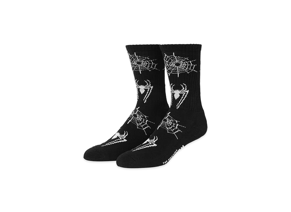 HUF x Spider-Man Crew Socks "Black"