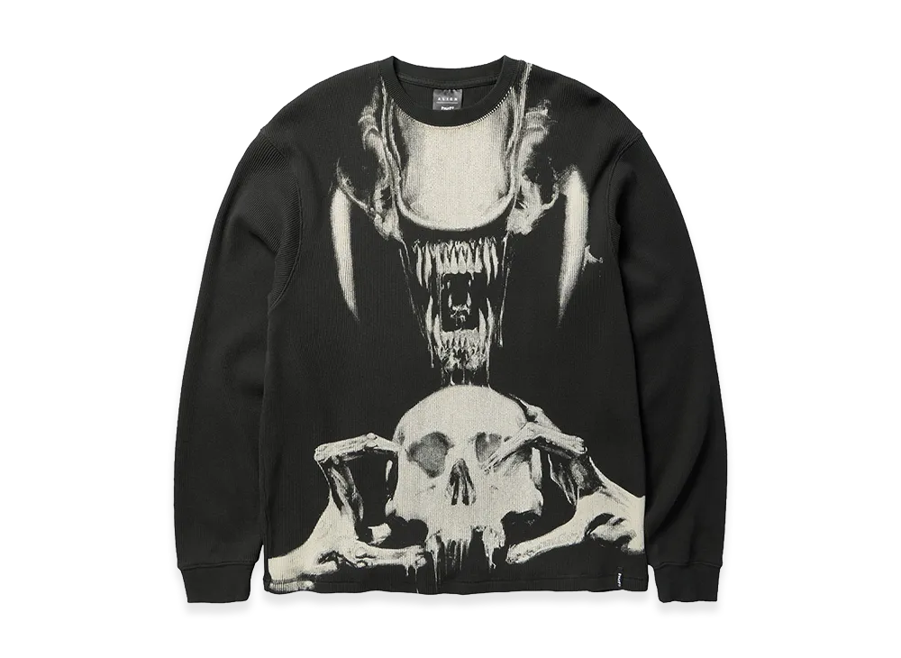 HUF x ALien Xenomorph Ls Thermal "Vintage Black"