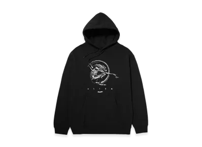 HUF x ALien Fossilized Hoodie "Black"