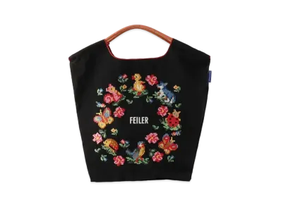 FEILER x Ball&Chain Heidi Friends Forest Bag M "Black"