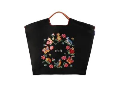FEILER x Ball&Chain Heidi Friends Forest Bag L "Black"
