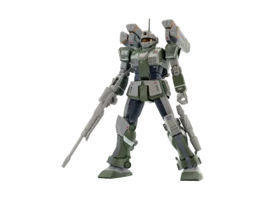 HG 1/144 RGM-79SC GM Sniper Custom (with Missile Launcher)