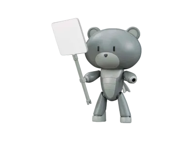 HGPG 1/144 Petit'gguy SurfacerGrey & Placard