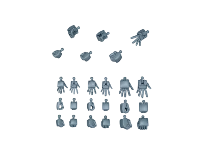 HGBC 1/144 Jigen Build Knuckles (Round)