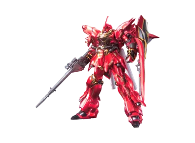 HGUC 1/144 MSN-06S Sinanju Titanium Finish