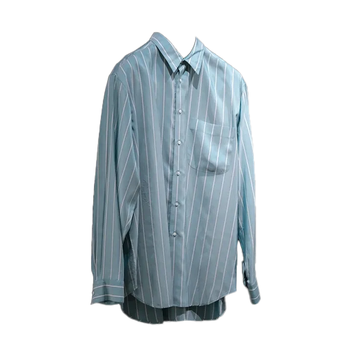 HEUGN Shirt138/Alf Silk "Green Stripe"