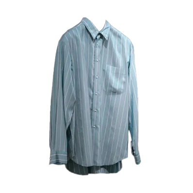 HEUGN Shirt138/Alf Silk "Green Stripe"