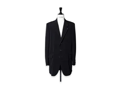 Yohji Yamamoto POUR HOMME TA Tuxedo Double Lapel Jacket "Black"