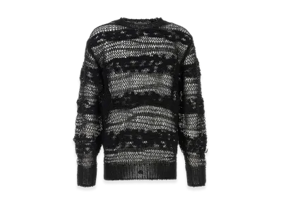 Yohji Yamamoto Crochet Sweater "Black"