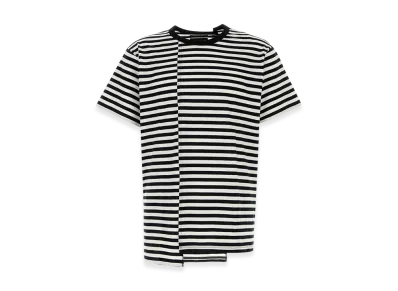 Yohji Yamamoto Embroidered Cotton T-Shirt "Black"