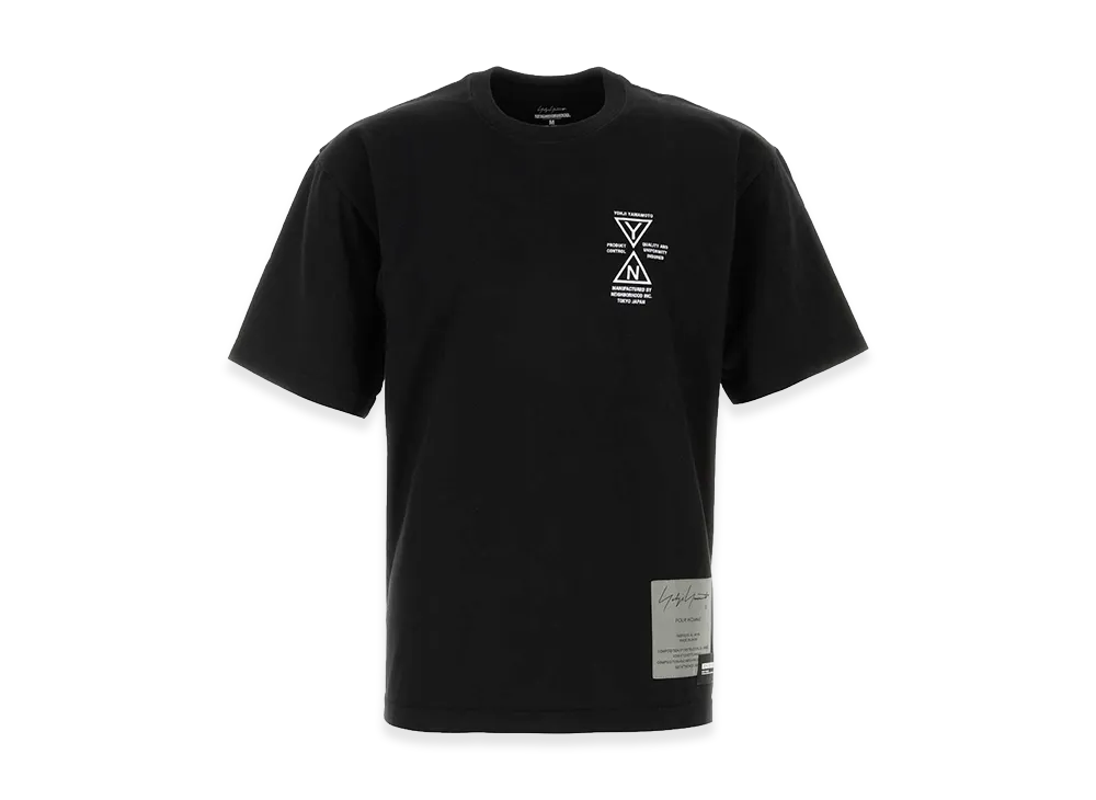 Yohji Yamamoto x Neighborhood Cotton T-Shirt "Black"