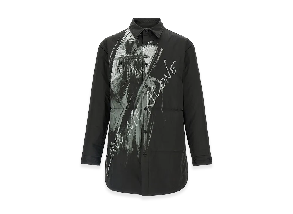Yohji Yamamoto Padded Overshirt "Black"