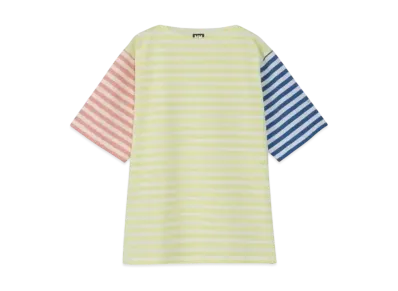 HELLY HANSEN x agnes b. Marine Border Tee "Agnes Yellow"