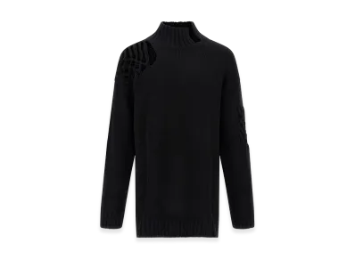 Yohji Yamamoto Macrame Insert Sweater "Black"