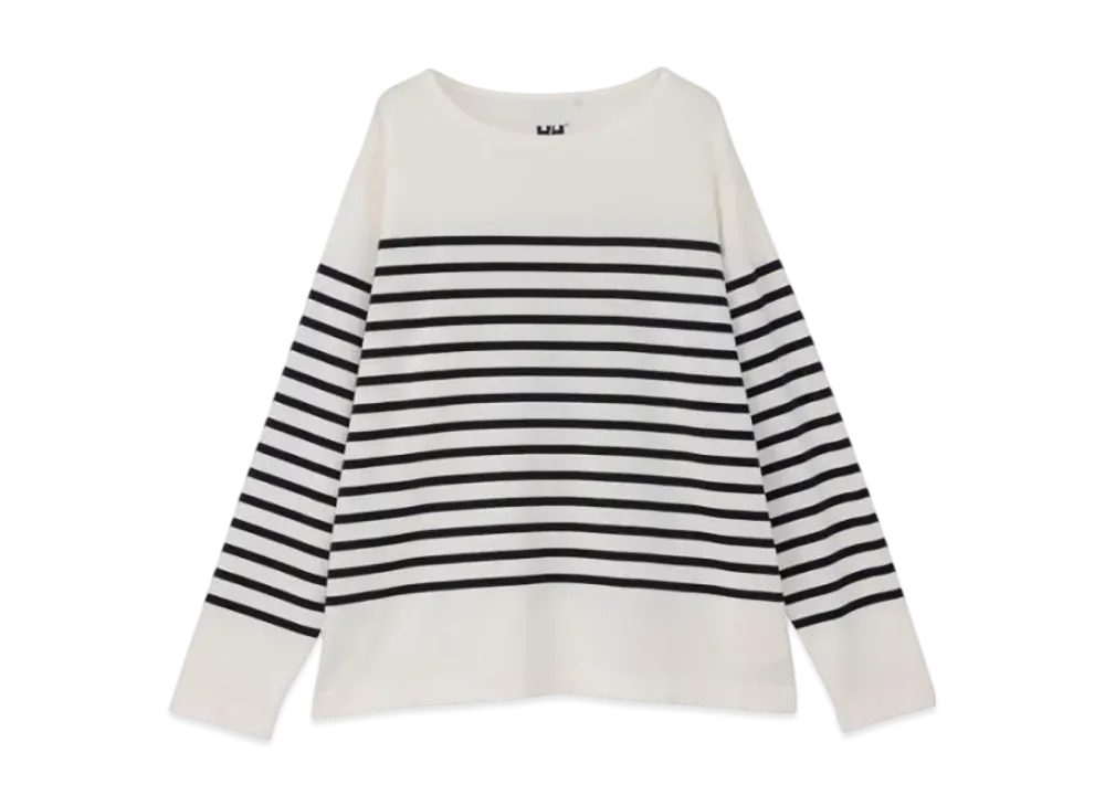 HELLY HANSEN R.M.C. Long Sleeve Border Knit Sew "White"