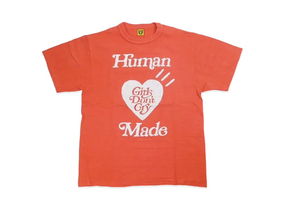 HUMAN MADE Girls Don't Cry Tee 1 "Red" / VERDY