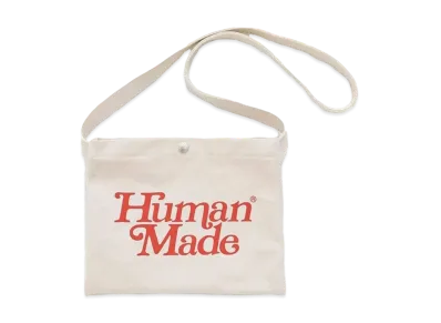 HUMAN MADE Girls Don't Cry Satchel "White" / VERDY