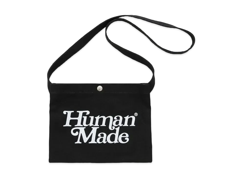 HUMAN MADE Girls Don't Cry Satchel "Black" / VERDY