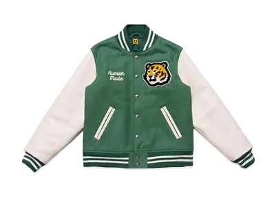 HUMAN MADE VARSITY JACKET "Green"