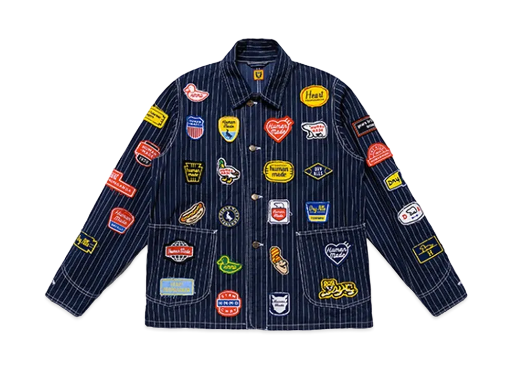 HUMAN MADE PATCH COVERALL "Navy"