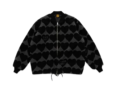 HUMAN MADE REVERSIBLE FLEECE JACKET "Black"