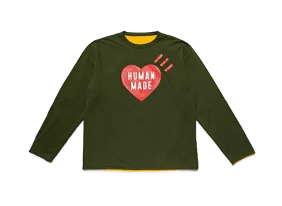 HUMAN MADE REVERSIBLE LONG-T "Olive"
