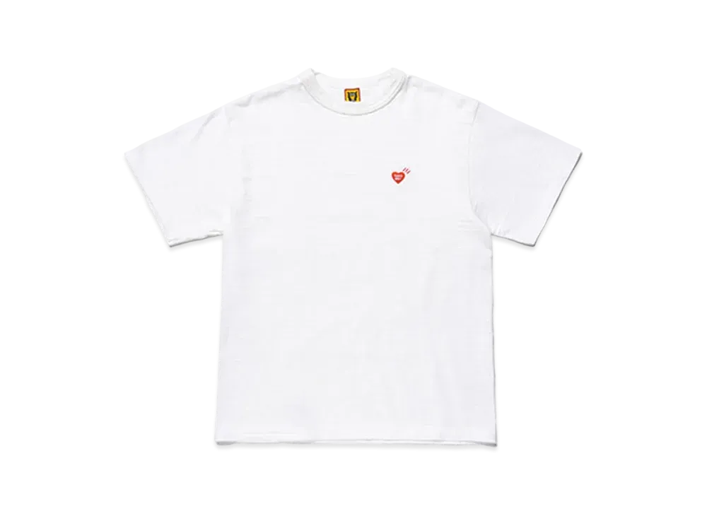 HUMAN MADE HEART ONE POINT T-SHIRT "White"