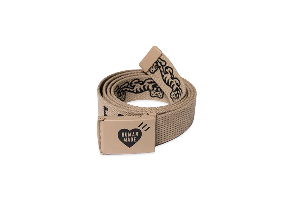 ヒューマン メイド ウェブ ベルト "ベージュ"