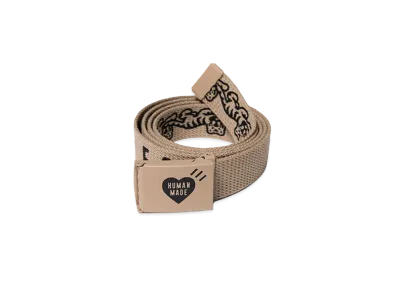 HUMAN MADE WEB BELT "Beige"