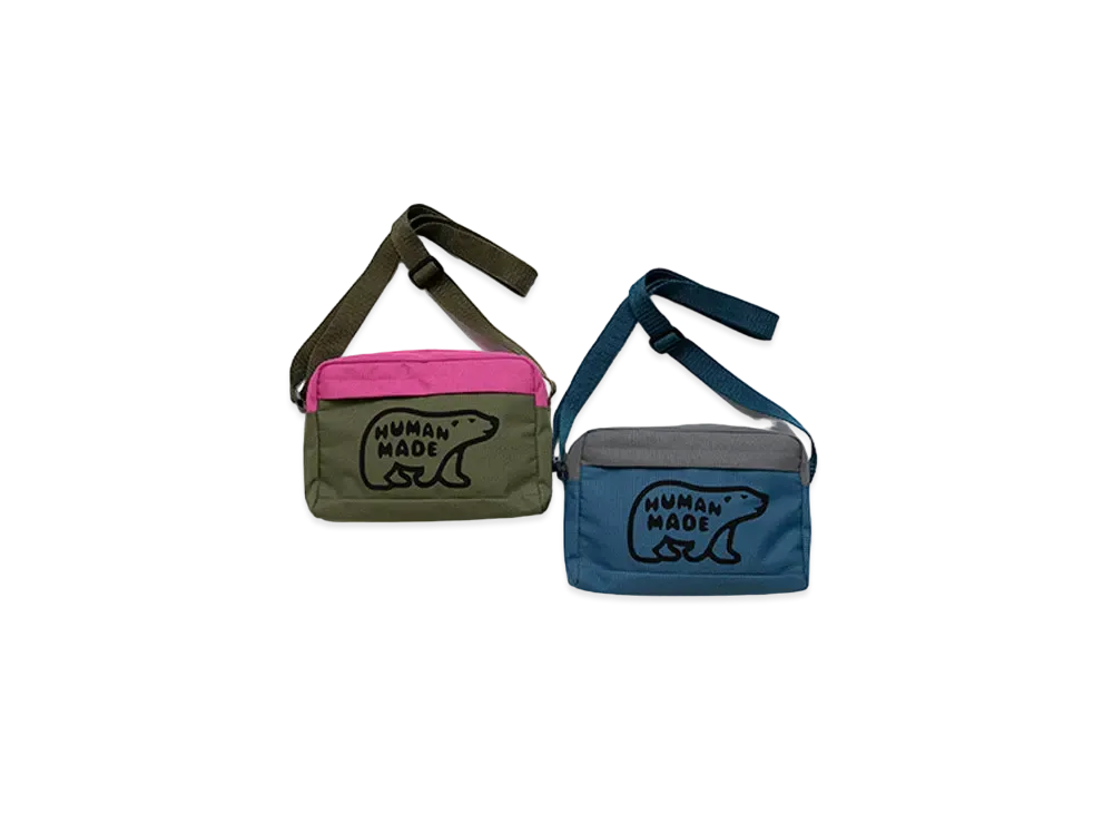 HUMAN MADE NYLON SHOULDER BAG "Navy"