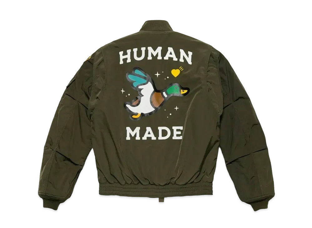 ヒューマン メイド フライト ジャケット "オリーブ"