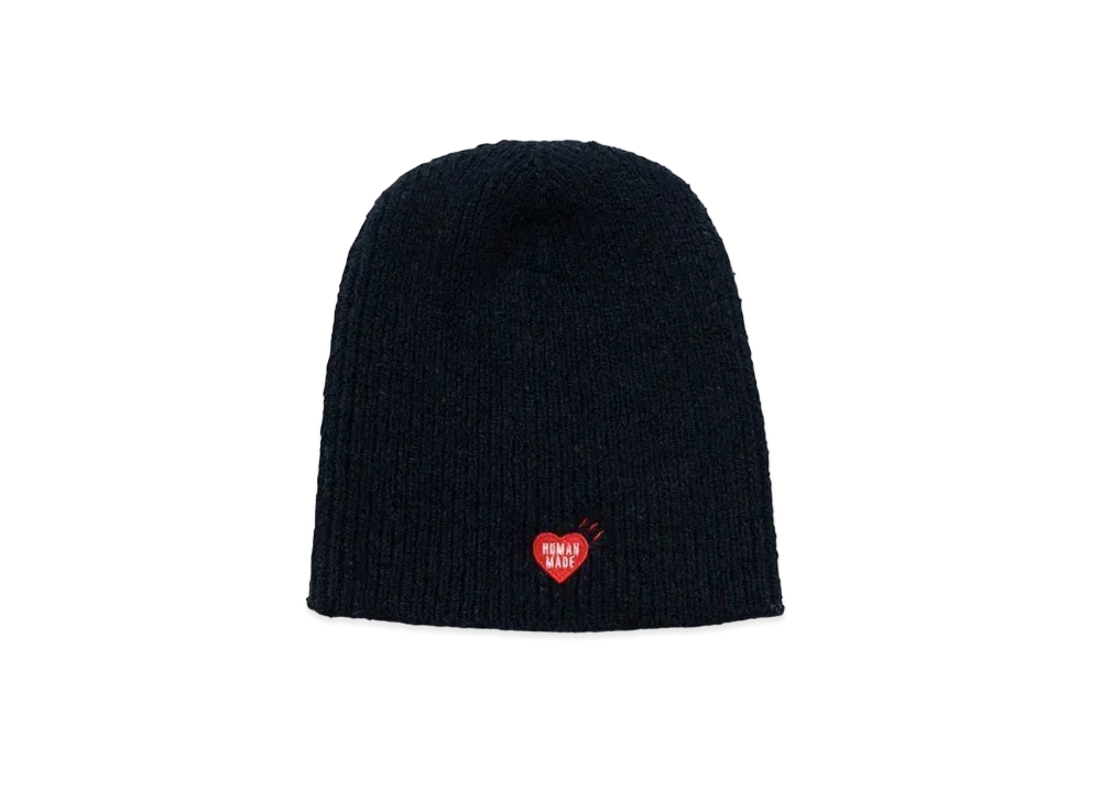 HUMAN MADE COTTON SHORT BEANIE "Navy"
